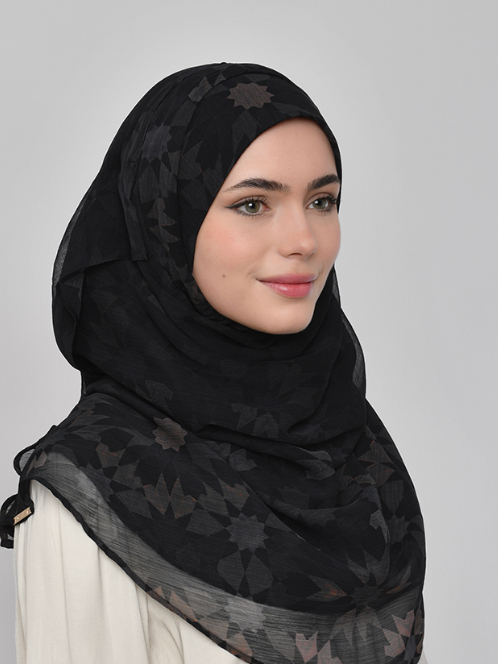 ฮิญาบ-bokitta-รุ่น-chic-almas-aswad-black-diamond-instant-hijab