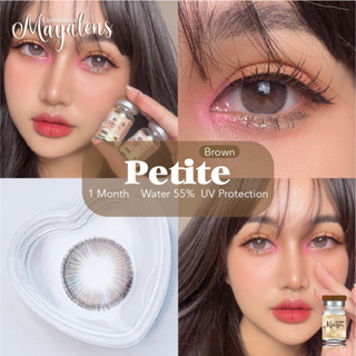 คอนแทคเลนส์ Maya Petite(Gray,Brown) ค่าสายตาปกติ/สายตาสั้น