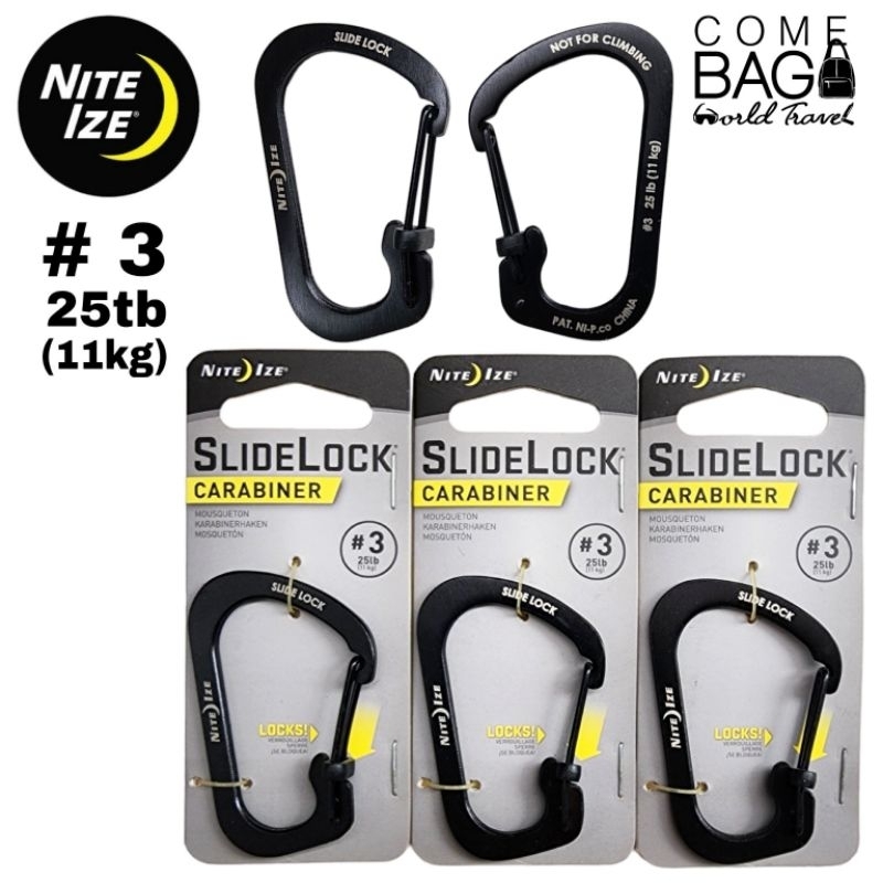 คาราบิเนอร์-slidelock-stainless-steel-3-จากnite-ize-ของแท้แบรนด์อเมริกา