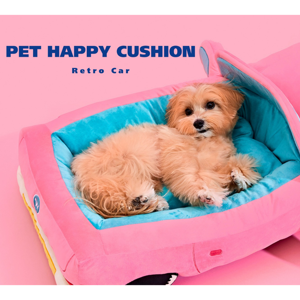 pethroom-cushion-retro-car-ที่นอนสุนัข-ที่นอนแมว-เบาะรองนั่งสุนัข-นำเข้าจากเกาหลี-pr21