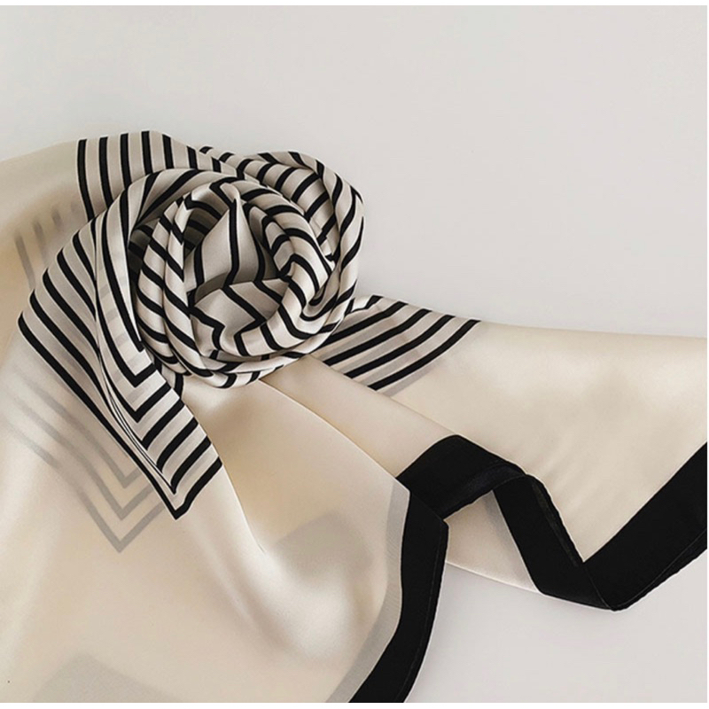 LITAZSTYLE : JEMMA SCARFF ผ้าพันคอ ผ้าผูกผม ผ้าคลุมไหล่ | Shopee Thailand
