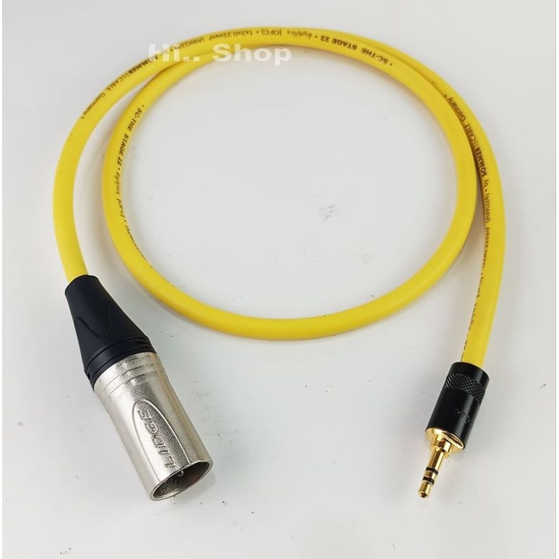 sommer-stage22-สายaux-trs-3-5mm-to-xlr-ผู้-neutrik-rean-trs3-5-lidge-xlr