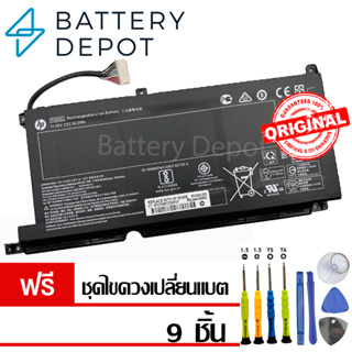 [ฟรี ไขควง] HP แบตเตอรี่ ของแท้ PG03XL Pavilion Gaming 15-DK,15-dk0205TX,15-dk1045TX,15-dk0055nr,15-dk0000TX,17-dk0000TX