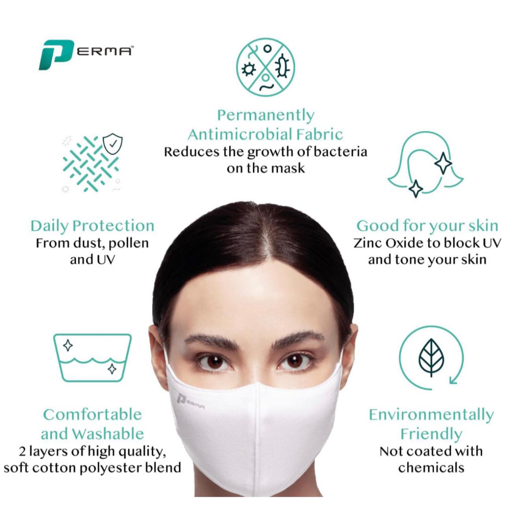 หน้ากากผ้า-perma-รุ่น-n2-แบบมีสายคล้องคอ-หน้ากากผ้าลดสิว-mask-ลดสิว-สินค้า-ค่าส่งถูกของเเท้