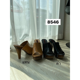 👡👜🥂รองเท้าหน้าแผ่นส้นสูง4.5นิ้ว👡👜🥂ล๊อต24/06/66