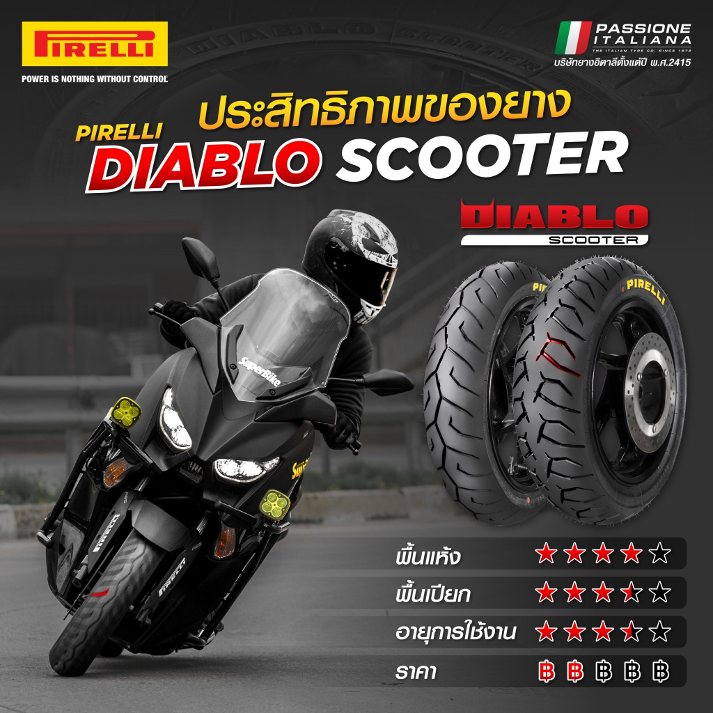 ยาง-pirelli-diablo-scooter-พีรารี่-ยางมอเตอร์ไซค์-ขอบ-14-15-สำหรับ-xmax-forza350-forza300