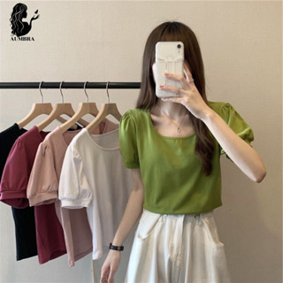 เสื้อยืด เสื้อผ้าแฟชั่นวัยรุ่น Free Size สีพื้น น่ารัก แขนสั้น 🛒TS1129