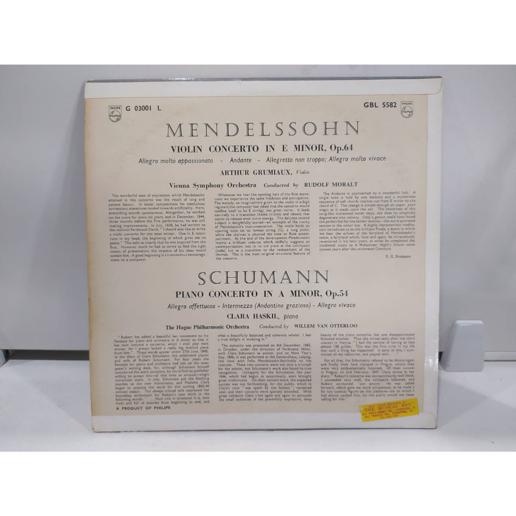 1lp-vinyl-records-แผ่นเสียงไวนิล-mendelssohn-violin-concerto-in-e-minor-schumann-e4a52