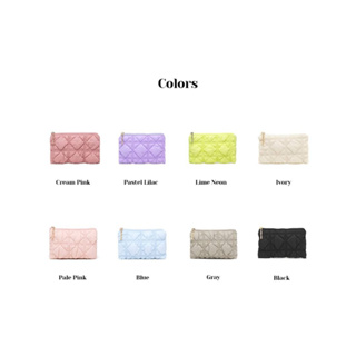 [สินค้าของแท้100% พร้อมส่ง] Carlyn  soft pouch 8colors