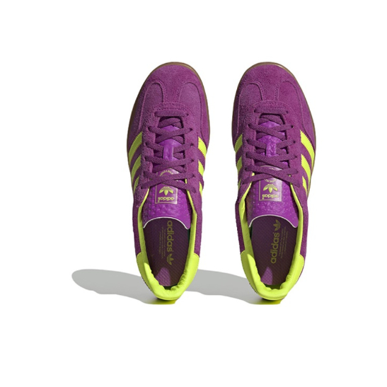 adidas-orginals-gazelle-indoor-purplish-yellow-sports-shoes-style-ของแท้-100-running-shoes