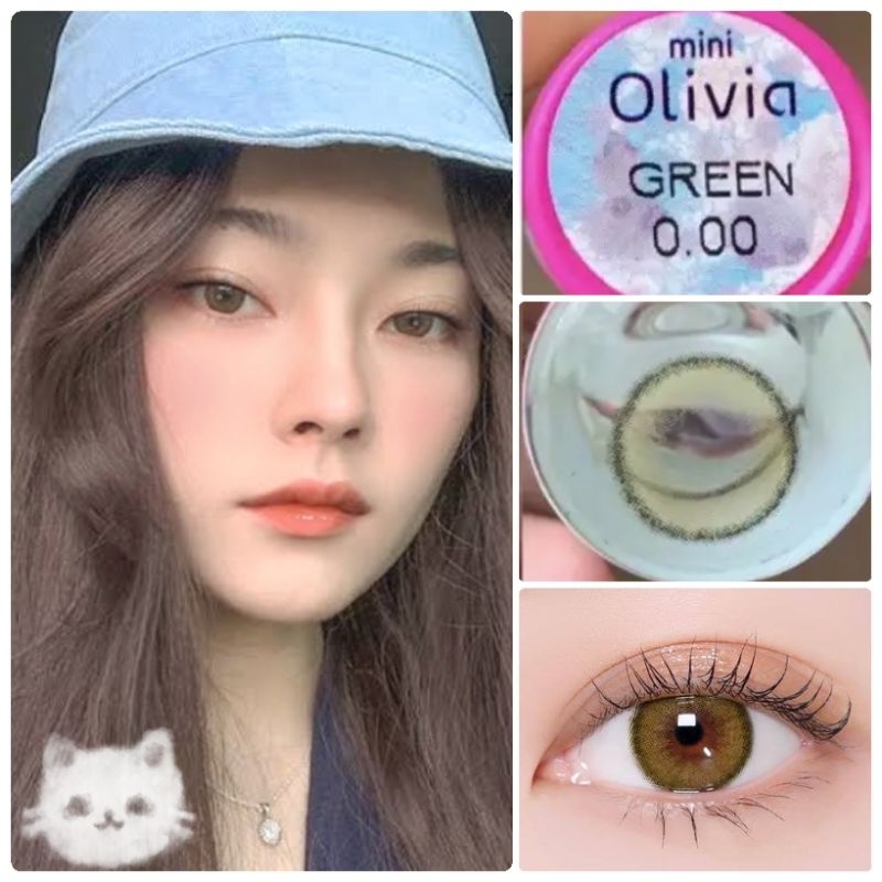 คอนแทคเลนส์-รุ่น-mini-olivia-สีเขียว-สีฟ้า-green-blue-มีค่าสายตา-0-00-10-00