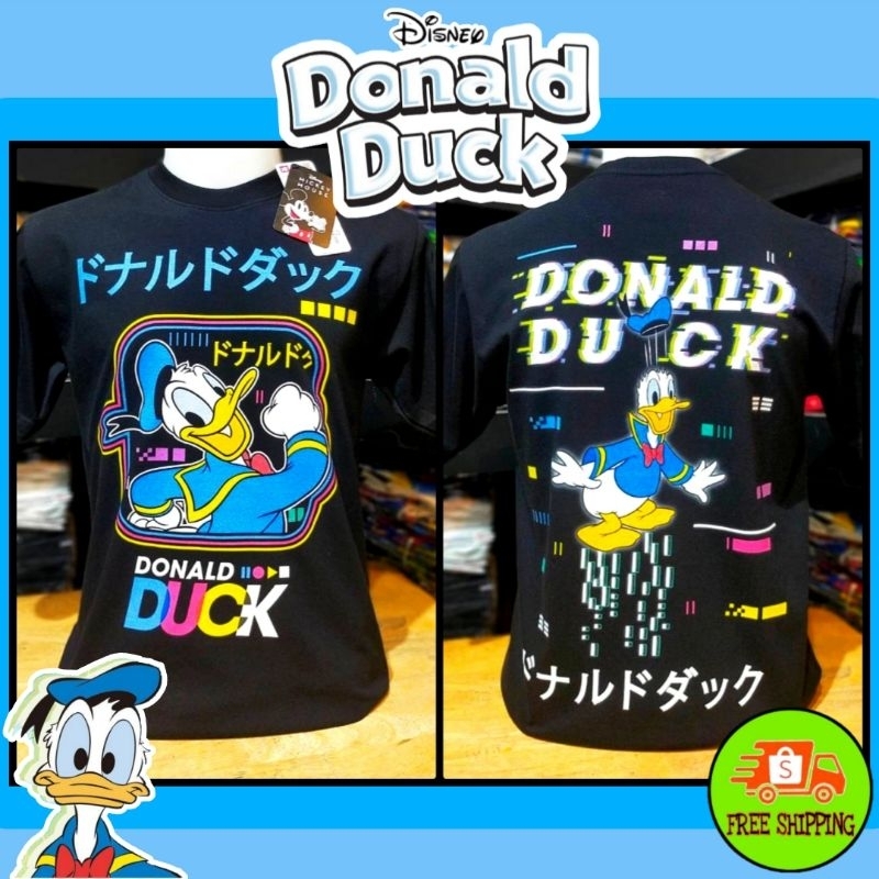 เสื้อdisney-ลาย-donald-duck-สีดำ-mkx-012