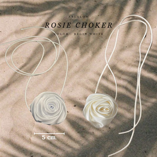Arlalom ✿ Rosie Choker | สร้อยคอ โชกเกอร์ ดอกกุหลาบ #A2002