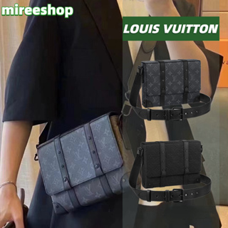 🍒หลุยส์วิตตอง Louis Vuitton กระเป๋าแมสเซนเจอร์รุ่น Trunk