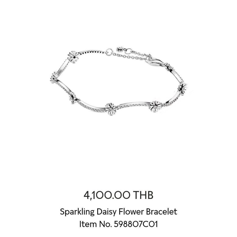 Sparkling daisy on sale flower bracelet