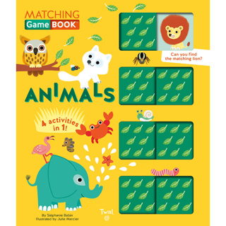 Animals Matching Game Book: 4 Activities in 1! Board book