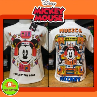เสื้อDisney ลาย  Mickey mouse สีขาว (MKX-042)