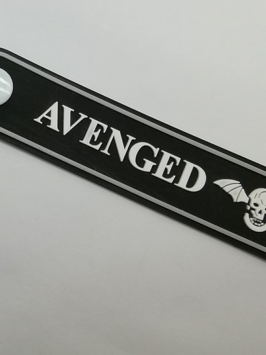 สร้อยข้อมือยาง-avenged-sevenfold-กําไลยางซิลิโคน-แฟชั่น-วงดนตรี-กันน้ำ-silicone-rubber-wristband-bracelet