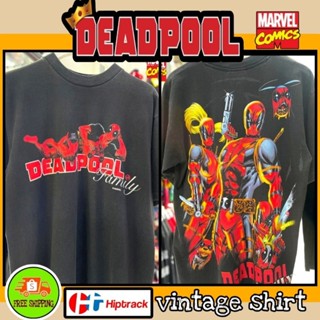 เสื้อMarvel ลาย DeadPool สีดำ ฟอดเฟด ( HP-012 )