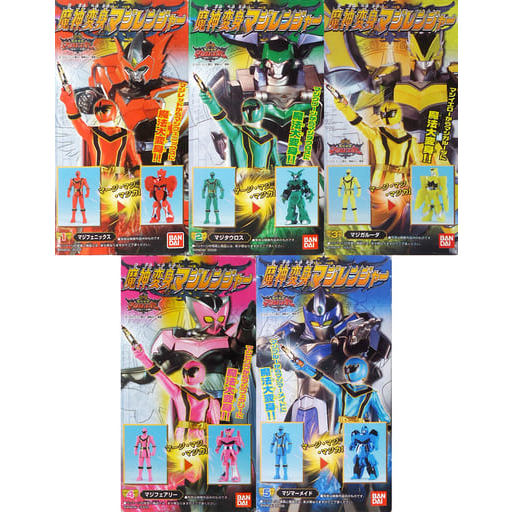 มาจิเรนเจอร์-แปลงร่าง-ขบวนการเวทมนตร์-มาจิเรนเจอร์-bandai-magiranger-transformation-mahou-sentai-หายาก