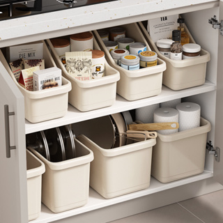 กล่องเก็บของในครัว ของใช้ในครัว ลิ้นชักเก็บของ กล่องเก็บของ กล่องจัดระเบียบ กล่องเก็บของในครัวสำหรับเก็บหม้อ กระทะ และเค
