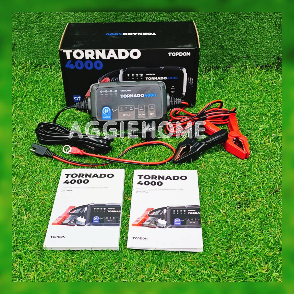 topdon-เครื่องชาร์จแบตเตอรี่-รุ่น-tornado-4000-รุ่นใหม่-เครื่องชาร์จ-ฟื้นฟูแบตเตอรี่อัตโนมัติ