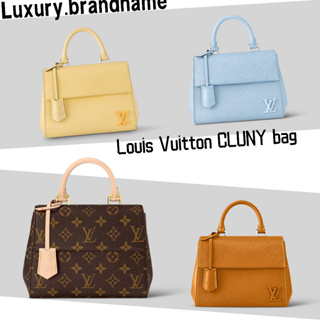หลุยส์วิตตอง Louis Vuitton/กระเป๋ามินิ CLUNY/ กระเป๋าสุภาพสตรี/กระเป๋าสะพายข้าง