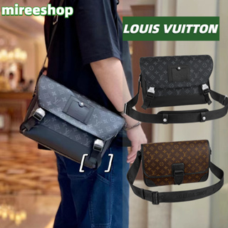 🍒หลุยส์วิตตอง Louis Vuitton กระเป๋าแมสเซนเจอร์รุ่น PM Voyager