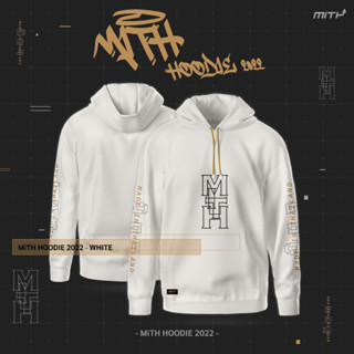 MiTH   เสื้อฮู้ดดี้ ลาย MiTH Winter 2022 Hoodie (White) สีขาว