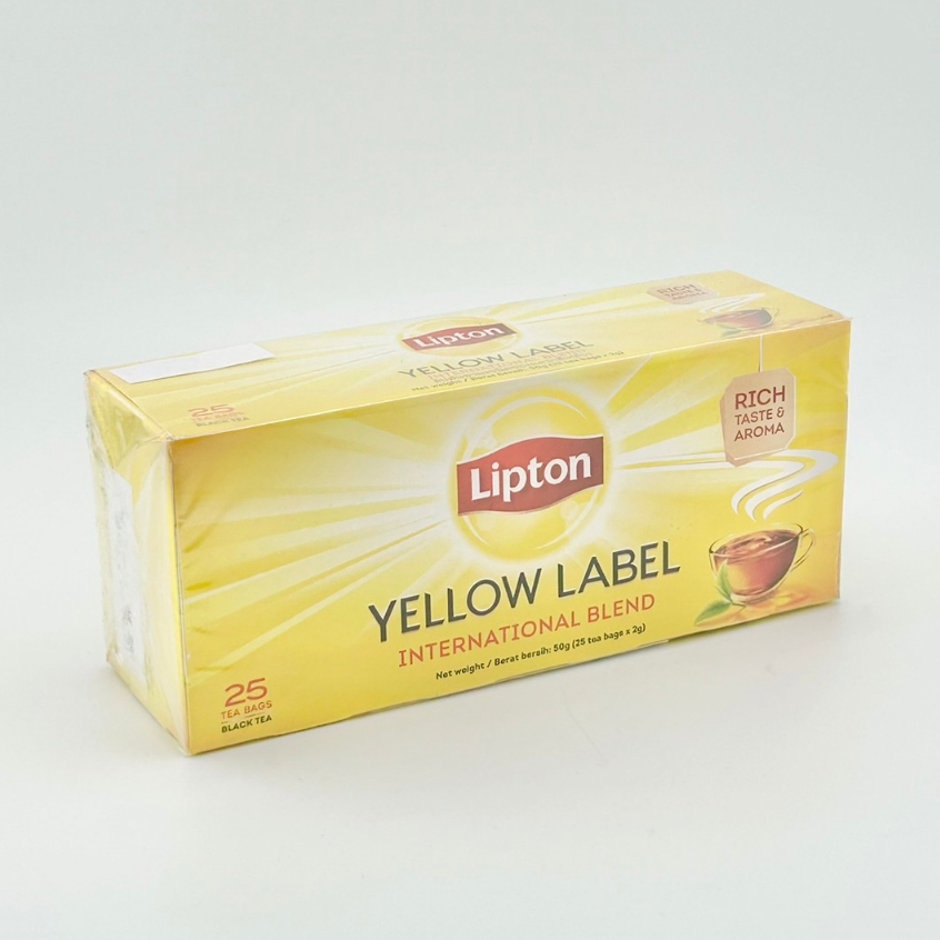 lipton-yellow-label-tea-2-g-25-50-g-เยลโลว์-เลเบล-ที-แบ็ก-ชาผงชนิดซองฉลากสีเหลือง-ตรา-ลิปตัน-2-ก-25-50-ก