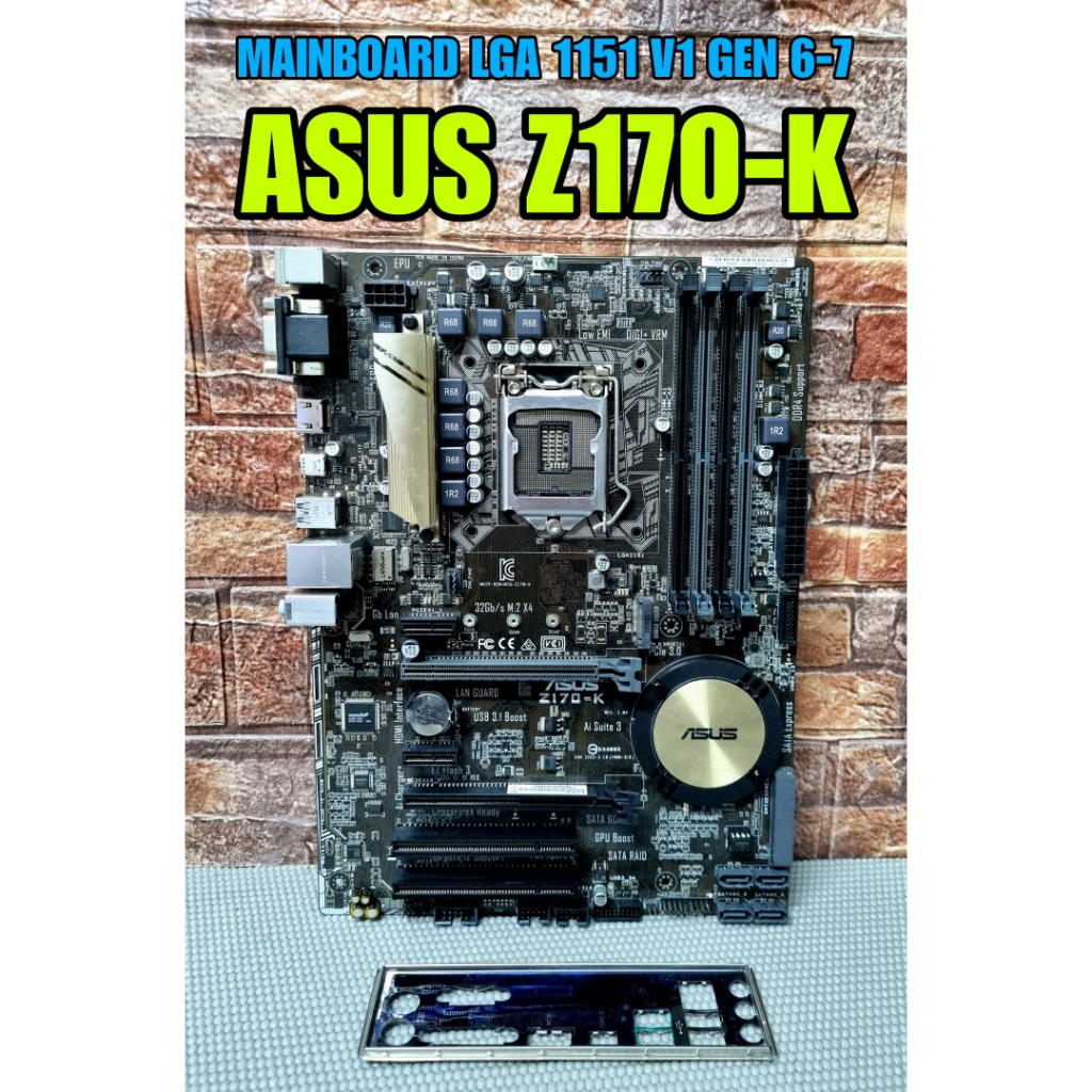 (ร้านในไทย) เมนบอร์ด 1151 V1 รองรับ CPU INTEL GEN 6-7 ** มีของพร้อมส่ง ...