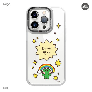 elago x LINE FRIENDS minini Case for iPhone 14/13, 14 Pro [4 Styles] ลิขสิทธิ์แท้จากตัวแทนจำหน่าย สินค้าพร้อมส่ง