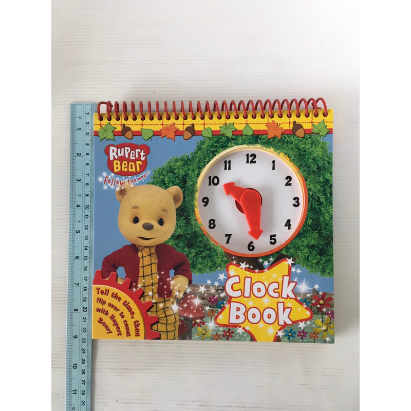 Clock Book Rupert Bear หนังสือภาษาอังกฤษ (มือสอง) ปกแข็ง | Shopee Thailand