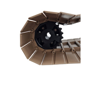 HAR821 injection sprocket  split type Teeth 21 diameter 129 mm nylon material  round bore 25 mm with 8x4 keyway