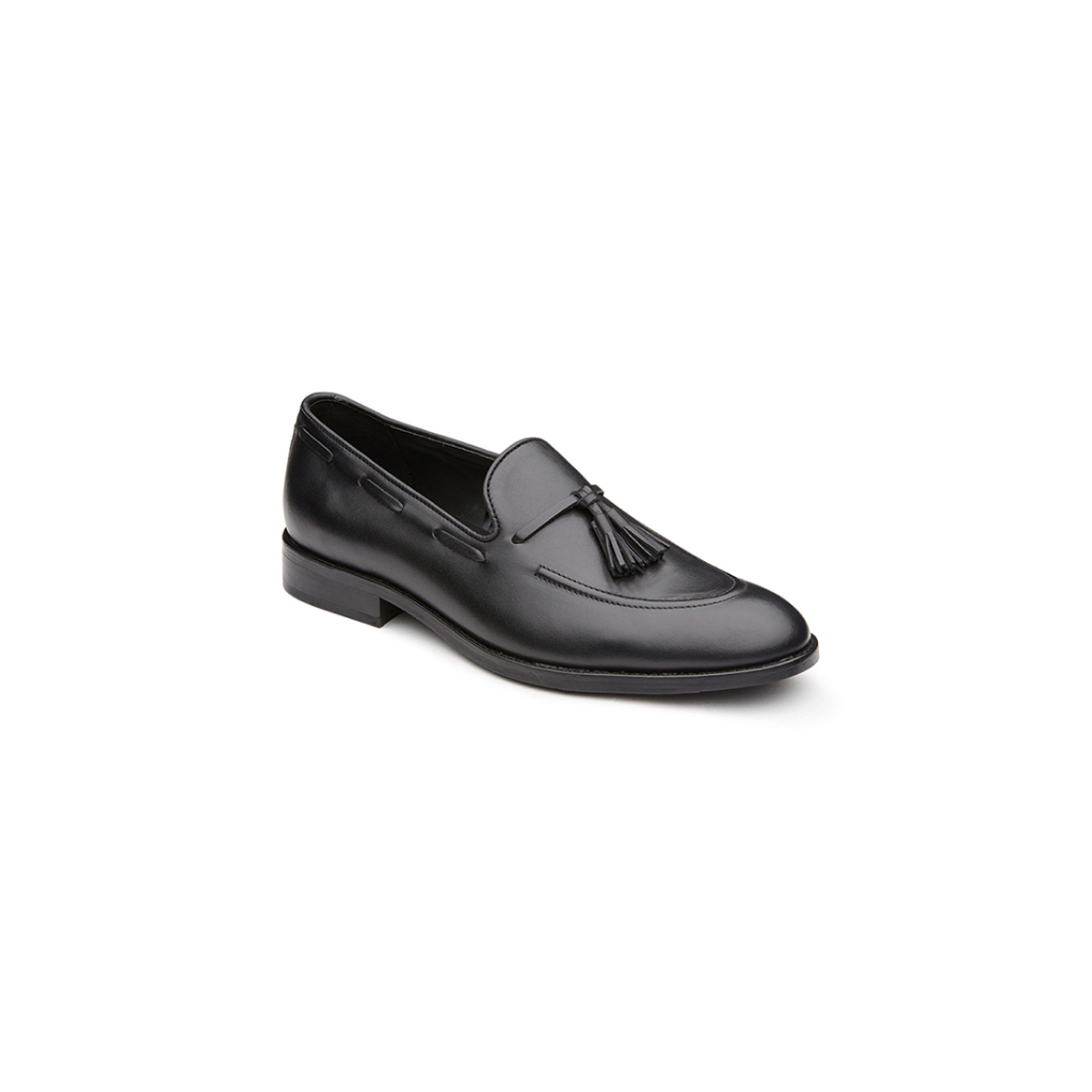 dapper-รองเท้าหนัง-แบบสวม-tassel-leather-loafers-สีดำ-hbkb1-657lt3