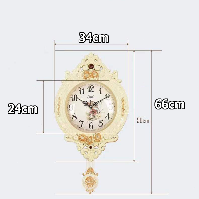 จัดส่งจากกรุงเทพฯ-ห้องนั่งเล่นนาฬิกาบ้านผนังนาฬิกาควอตซ์นาฬิกาสร้างสรรค์บ้านผนังนาฬิกาสไตล์ยุโรปนาฬิกาสวิง