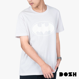 DOSH UNISEX T-SHIRTS BATMAN เสื้อยืดคอกลม แขนสั้น ผู้ชาย-ผู้หญิง DBMT5299-GY