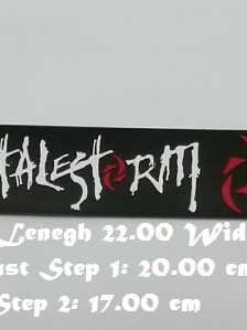 สร้อยข้อมือยาง Halestorm กําไลยางซิลิโคน แฟชั่น วงดนตรี กันน้ำ  silicone rubber wristband bracelet