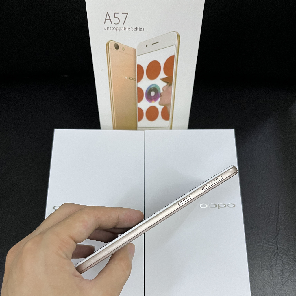 oppo-a57-เน็ตคอมเต็ม-4g-สมาร์ทลายนิ้วมือล็อคหน้าจอขนาดใหญ่-a57-ราคาถูกนักเรียนมือถือสตูดิโอโทรศัพท์มือถือโทรศัพท์มือถือผ