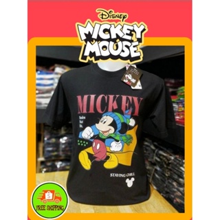 เสื้อDisney ลาย Mickey mouse สีดำ (MK-069)