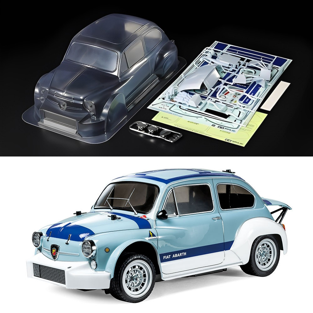 Tamiya 51709-000 1:10 Carrosserie Fiat Abarth 1000TCR Non