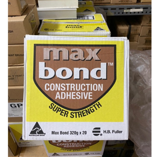 Max bond กาวตะปูสำหรับ ติดกระจก ไม่ เหล็ก เเละอื่นๆ***(ยกลัง 20 หลอด)