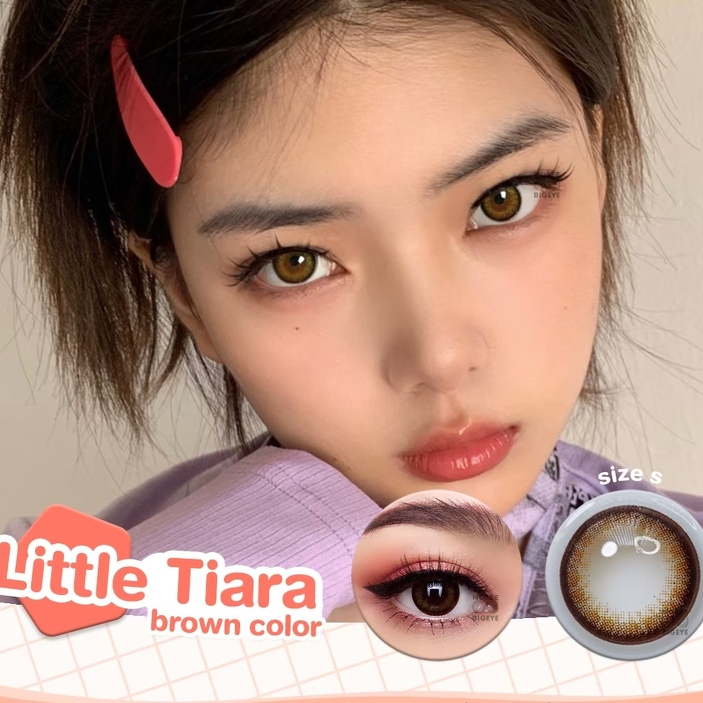 2-little-tiara-brown-สีน้ำตาล-ขอบช็อคโก้-มินิ-โทนสุภาพ-เรียบร้อย-pretty-doll-contact-lens-mini-คอนแทคเลนส์-ค่าสายตา
