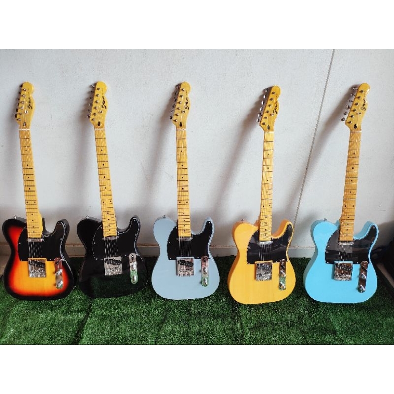 กีต้าร์ไฟฟ้า Siam Music TL tele+สายแจ็ค+กระเป๋า+ปิ๊ก2+ที่เก็บปิ๊ก1 ...