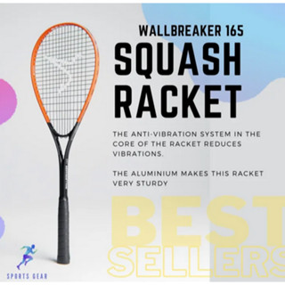 แร็คเกต แร็คเกตสควอช แร็คเกตสควอชรุ่น Wallbreaker 165 ( Squash Racket Wallbreaker 165 ) Squash สคอช ไม้สคอช ลูกสค