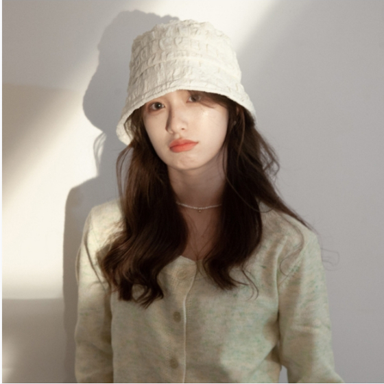 ab001-หมวกกันแดด-แฟชั่นสไตล์เกาหลี-ดีไซน์น่ารัก-หมวกทรงบักเก็ต