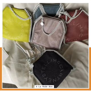 กระเป๋า stella mccartney Falabella Logo faux Tiny 18 cm