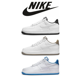 Nike Air Force 1 Low 07 Anti Slip น้ำหนักเบาคณะกรรมการรองเท้าผู้ชายสุภาพสตรีรองเท้าลำลอง