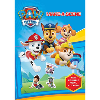 Paw Patrol Make-A-Scene With Reusable Vinyl Stickers Kids Creative and Activity Pack