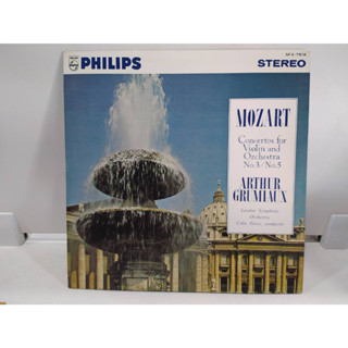 1LP Vinyl Records แผ่นเสียงไวนิล MOZART Concertos for Violin and Orchestra No.3/No.5  (E12F77)